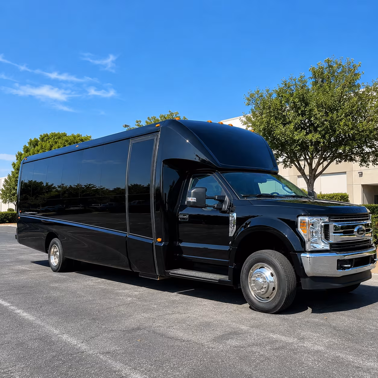 Denver Airport Shuttle & Transportation party bus exterior