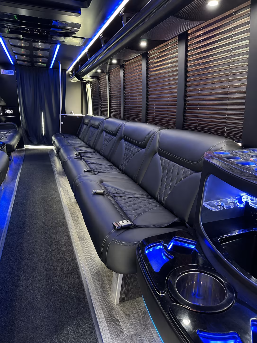 Denver Birthday, Sweet 16, & Quinceañera Transportation party bus exterior