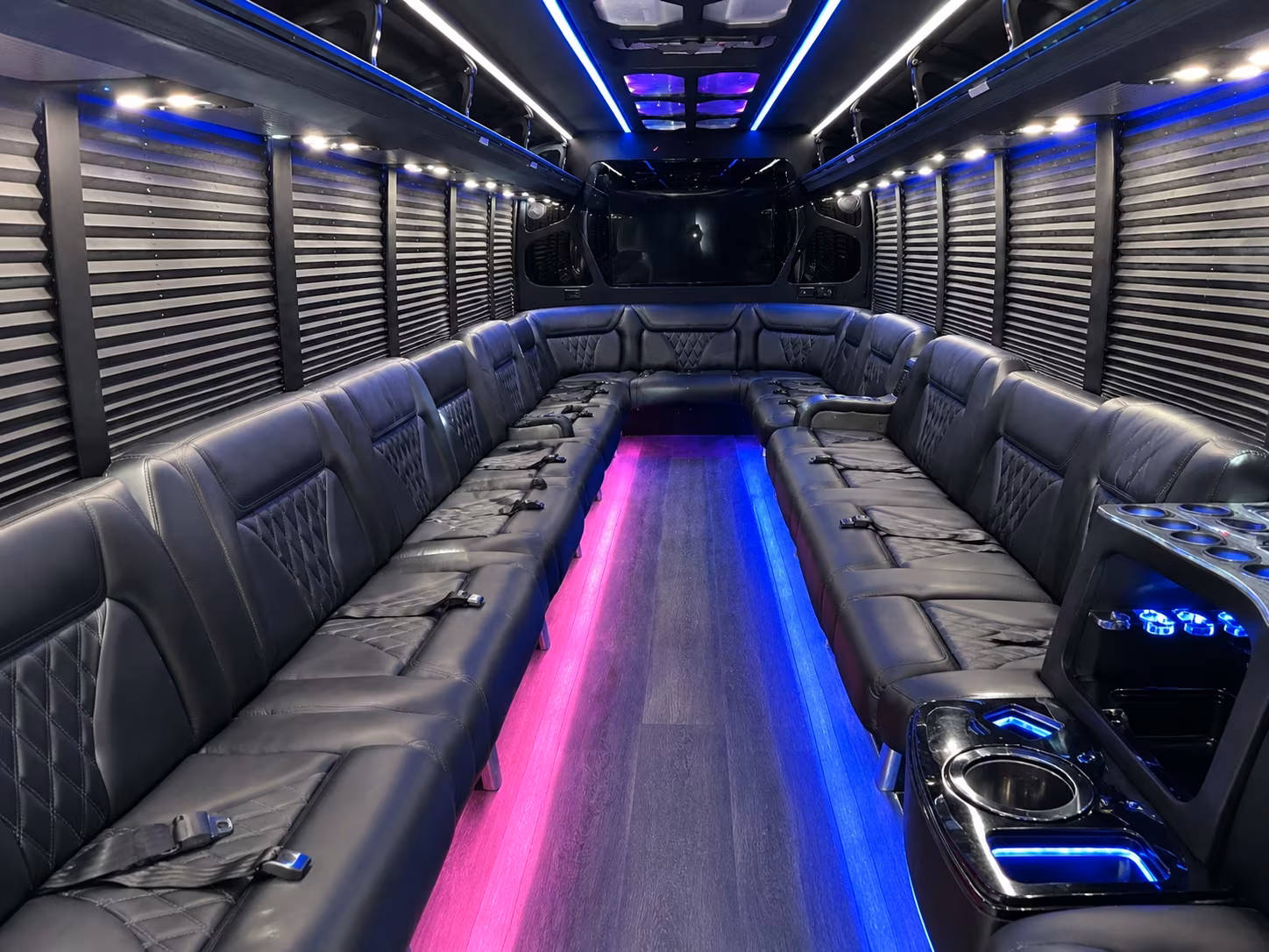 Denver Birthday, Sweet 16, & Quinceañera Transportation onboard seating