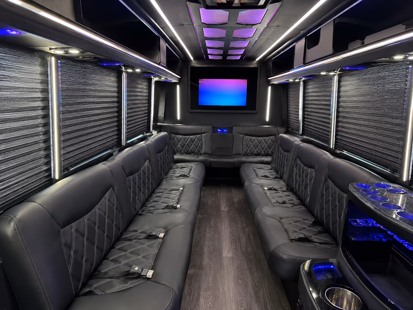 Denver Concert & Music Festival Transportation party bus exterior