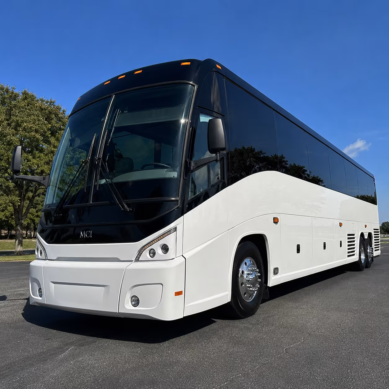 Denver Corporate Transportation party bus exterior