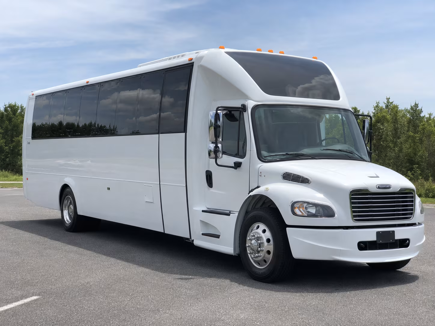 Denver Private Event Transportation party bus exterior
