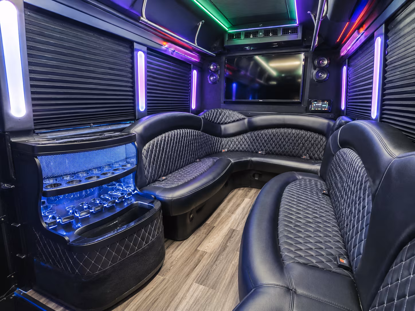 Denver Prom & Homecoming Transportation party bus exterior