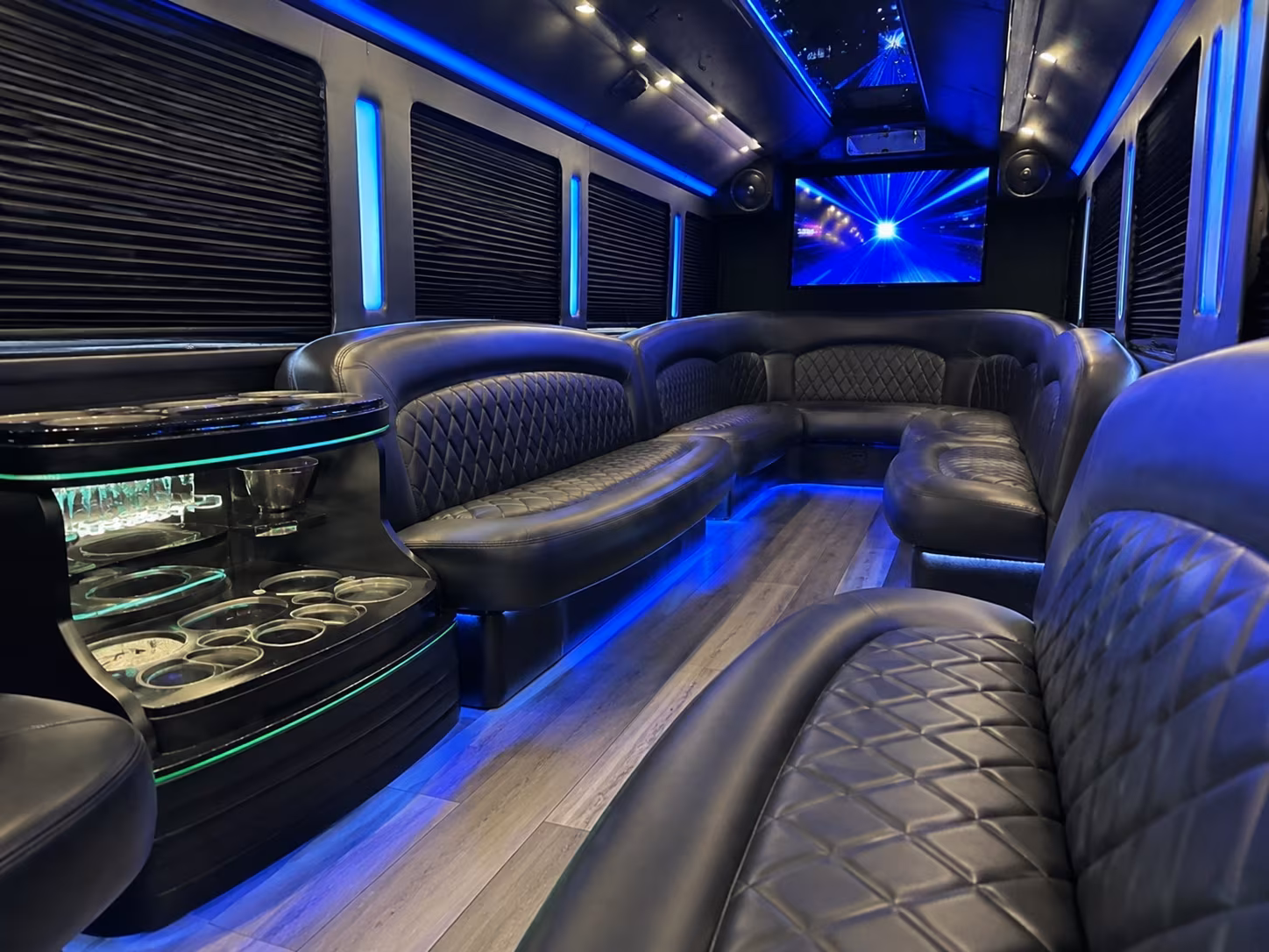 Denver Prom & Homecoming Transportation party bus exterior