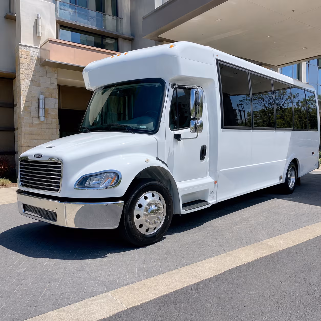 Denver School Event Transportation party bus exterior