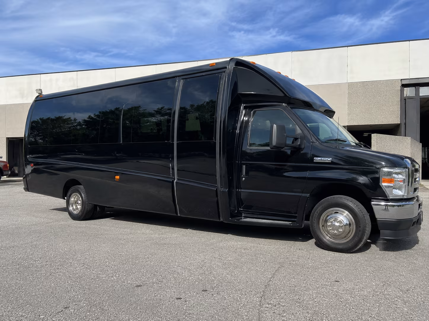 Denver School Event Transportation party bus exterior