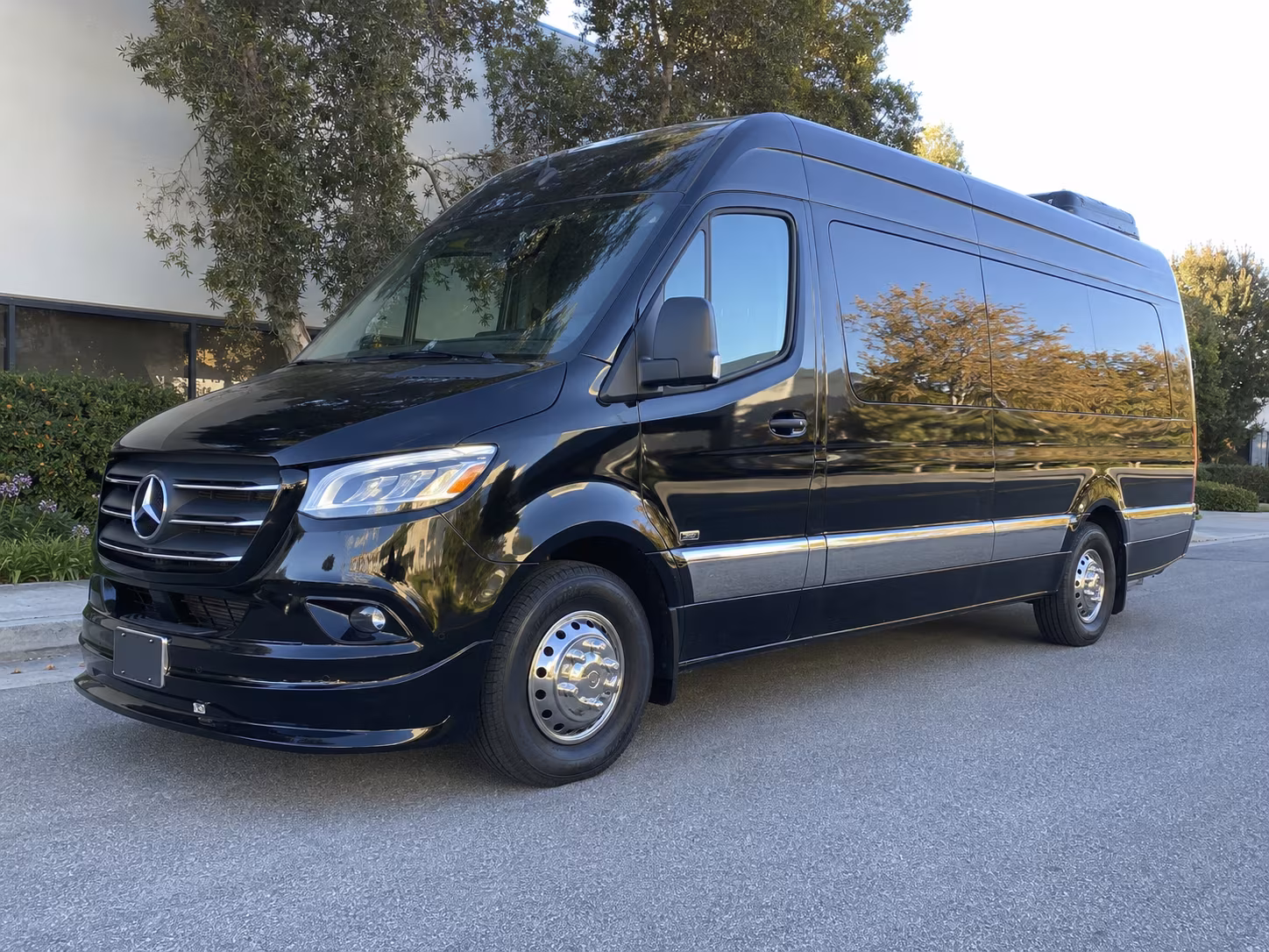 Denver School Event Transportation party bus exterior
