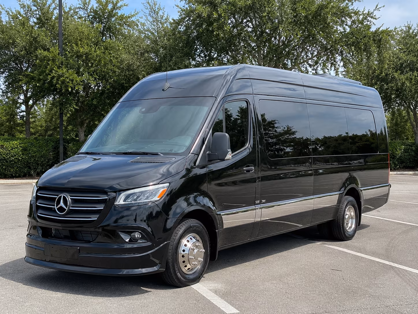 Denver School Event Transportation party bus exterior